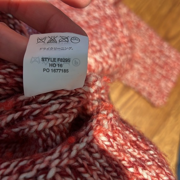 J CREW Marled Italian Wool Blend Turtleneck Sweater Oversized‎ Baggy Mohair M - Picture 6 of 6